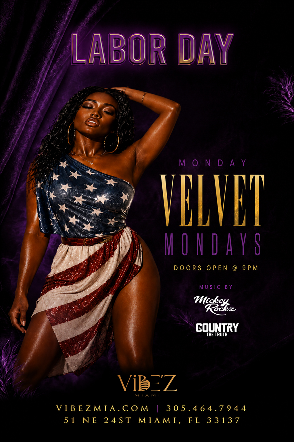 Monday Velvet Mondays at VIBE'Z Miami