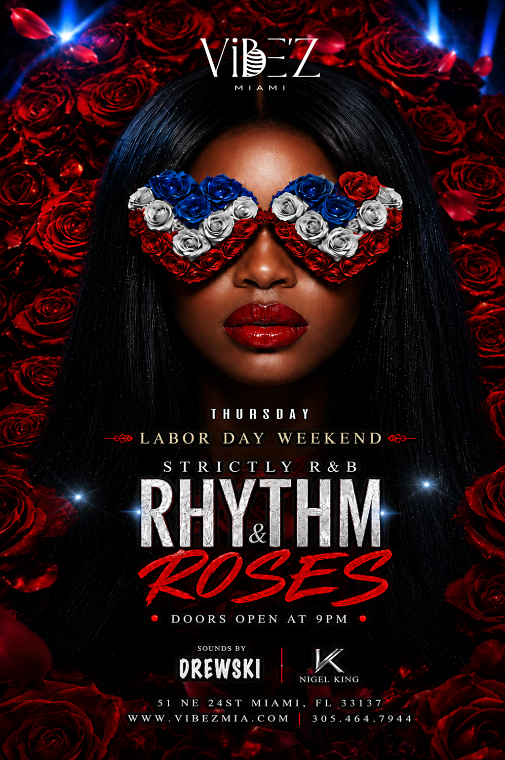 Thursday Rhythm & Roses at Vibez Miami