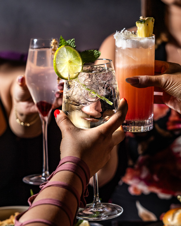 Signature cocktail at VIBE'Z Miami